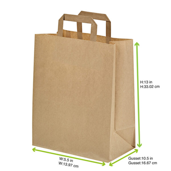 Kraft Paper Bag with Large Handle